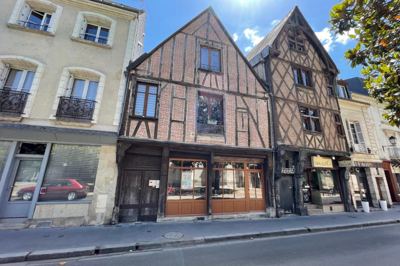 Le Chambord Beautiful Half-Timbered House With Terrace Daire Tours Dış mekan fotoğraf
